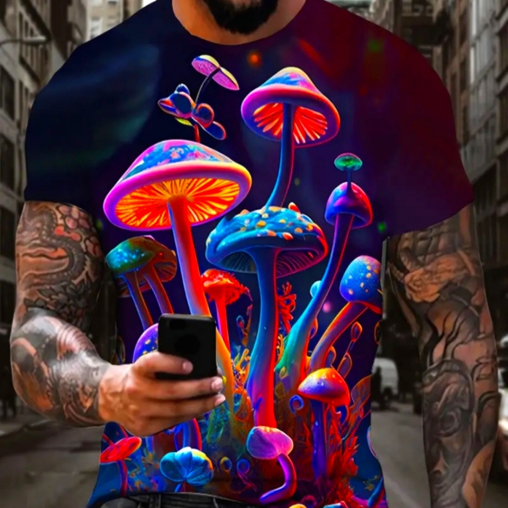 Men graphic 3Dmen tee